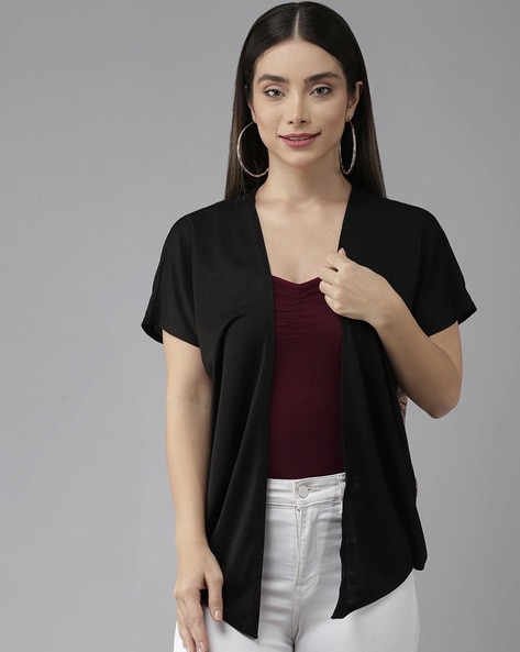 Plus size outlet shrugs short sleeve