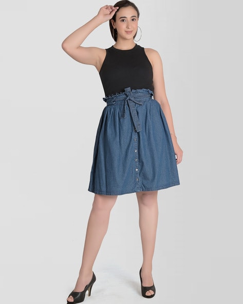 Mini skirt SUBDUED Blue size S International in Denim - Jeans - 30438838