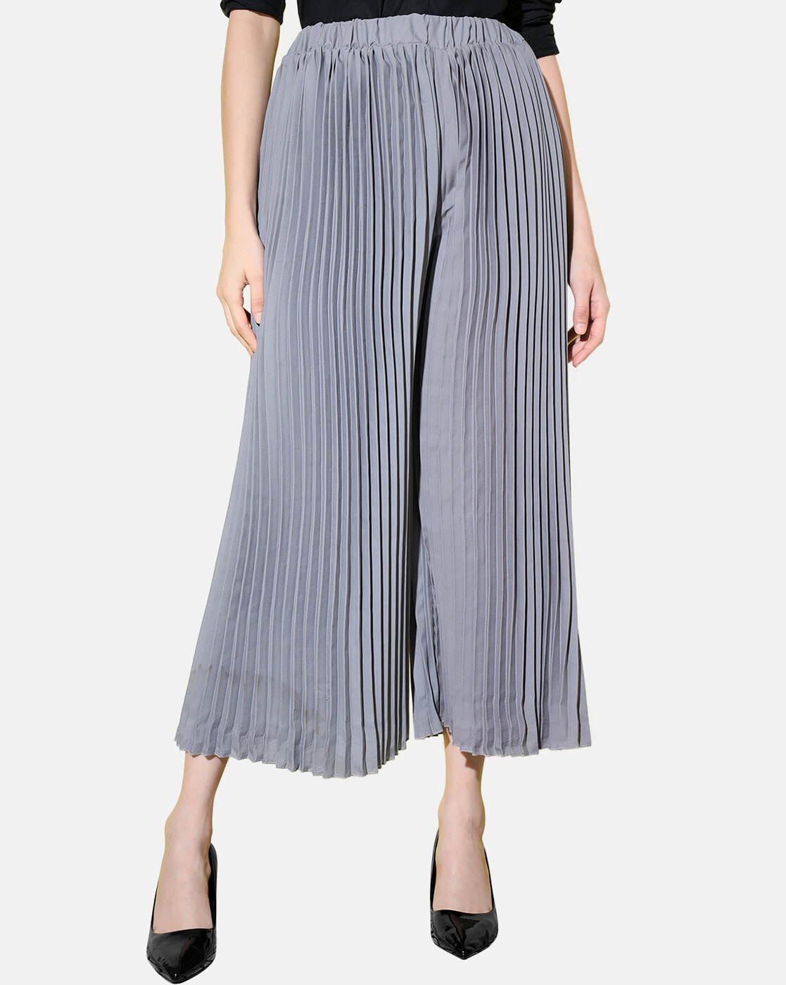 Alacati Red High Waist Double Pockets Pleated Palazzo Pants with Snap  Fastener 2024 | Buy Alacati Online | ZALORA Hong Kong