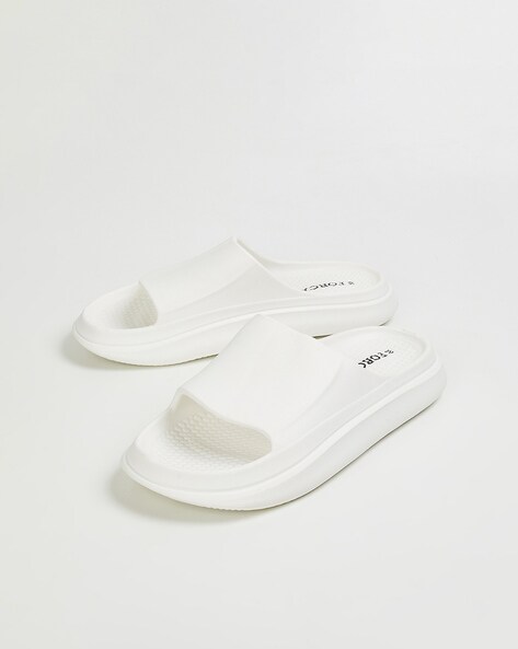 Buy White Flip Flop Slippers for Men by Forca by Lifestyle