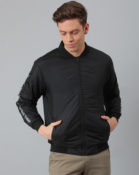 Buy CRIMSOUNE CLUB Olive Solid Polyester Collar Neck Boys Bomber Jacket |  Shoppers Stop