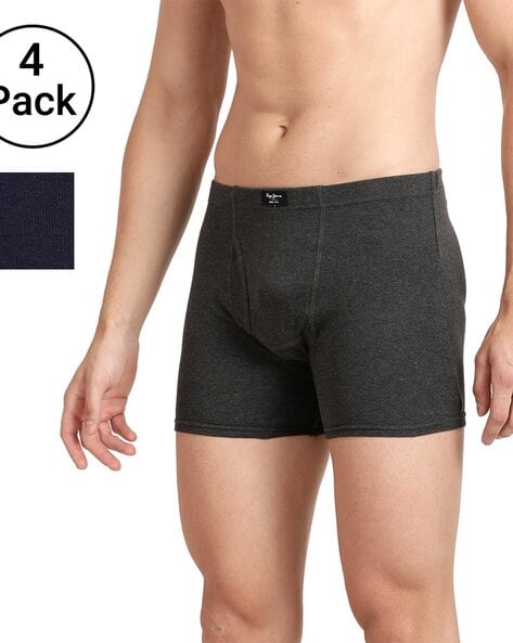 Buy Grey & Blue Trunks for Men by PEPE JEANS Online