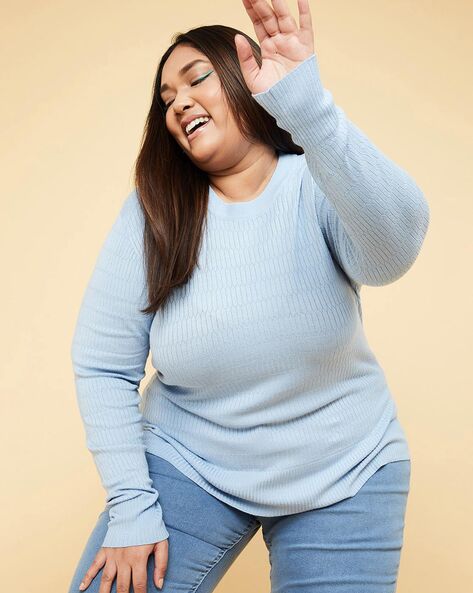 Plus size light sweaters best sale