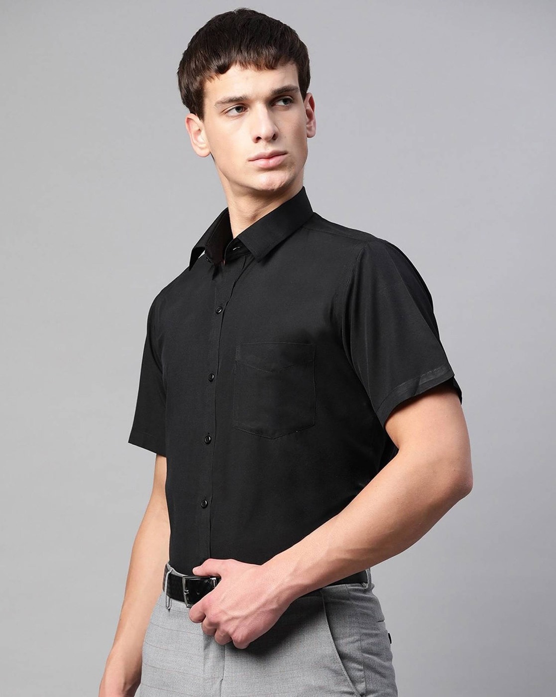 Buy Black Shirts for Men by VERTUSY Online