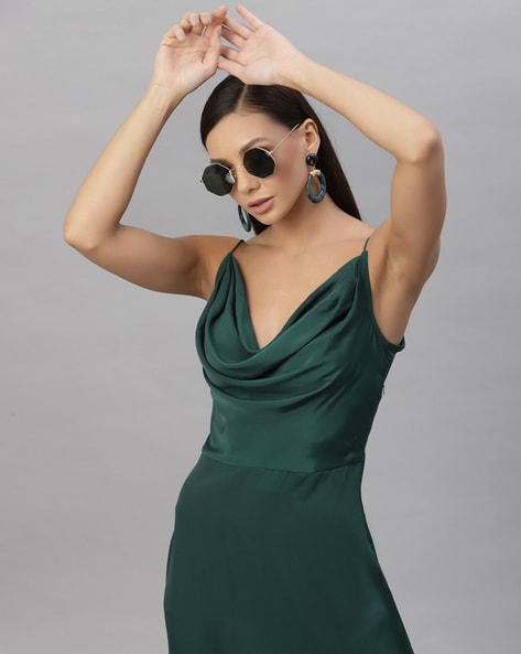 How to Style Cowl Neck Dress: Top 14 Outfit Ideas - FMag.com