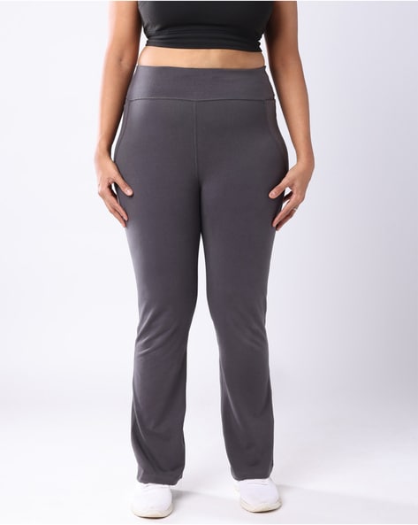 Women Premium Cotton Spandex High Waist Foldover Bootcut Flare Yoga Pants  36 Inseam S5X Regular SizePlus Size S5XL Black at Amazon Womens  Clothing store