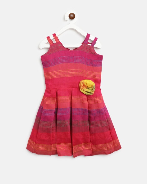 HVM Baby Girls South Cotton Frock - Online Shopping Site in India for Kids  Clothing I Kids Footwear I Baby Clothing I Fashion Accessories I Boys  Clothing I Girls Clothing I Women's