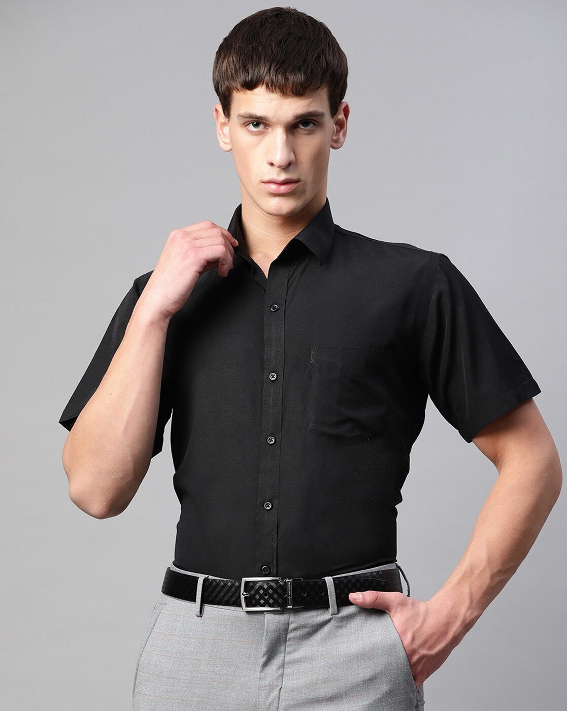 Buy Black Shirts for Men by VERTUSY Online