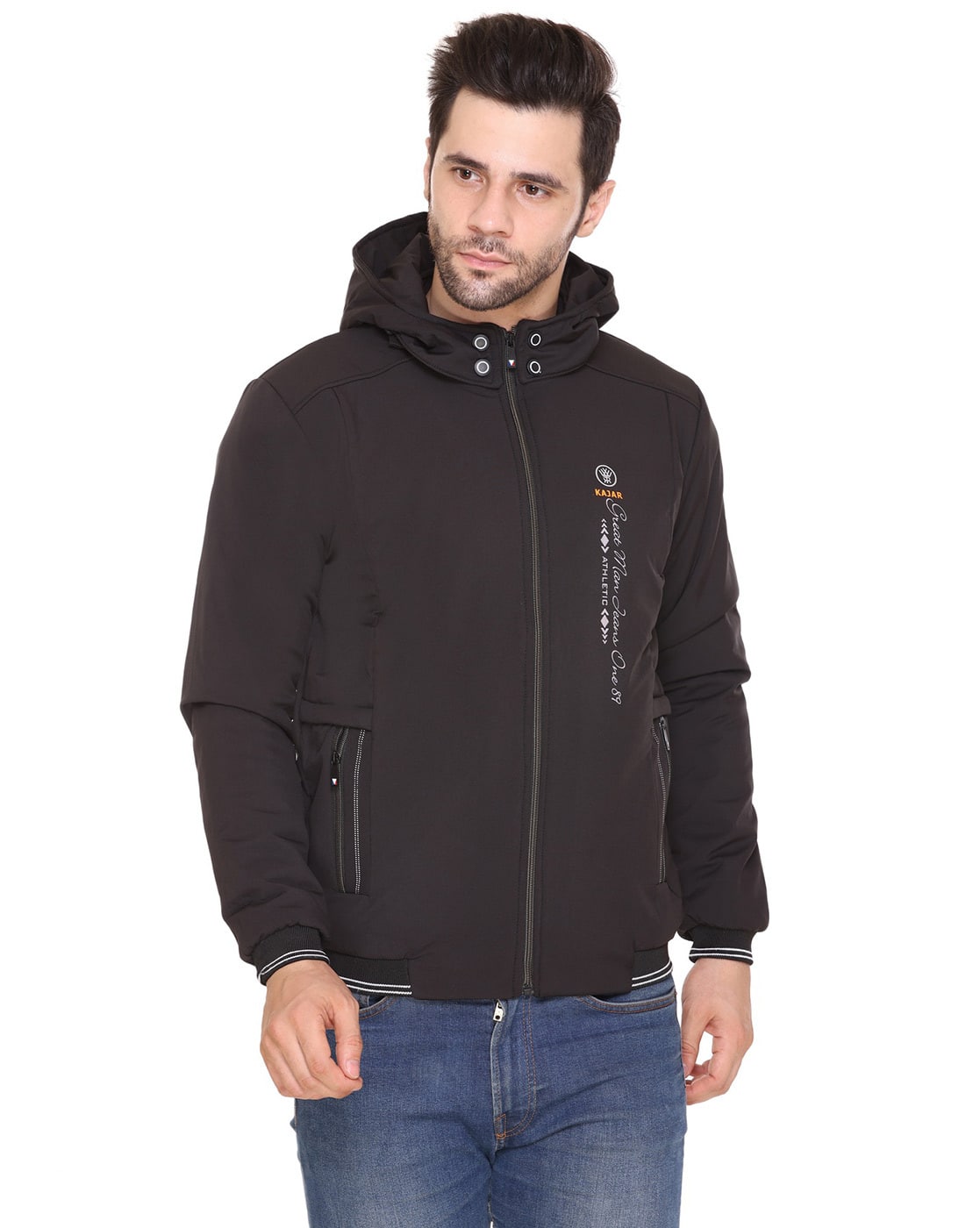 Buy BLACK Jackets & Coats for Men by Kajar Online | Ajio.com