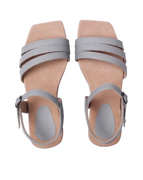 Grey 2025 flat sandals