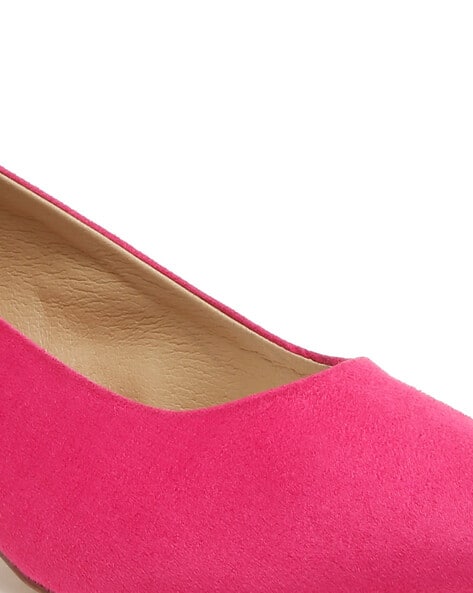 Buy Fuchsia Heeled Shoes for Women by Flat n Heels Online