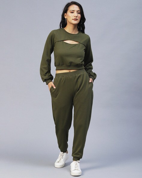 Buy Green Tracksuits for Women by LAABHA Online