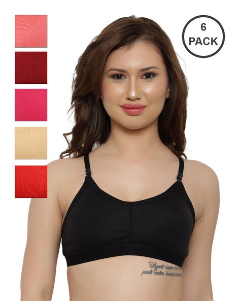 Buy Trylo-Oh-so-pretty you! Magenta Non Wired Non Padded T-Shirt Bra for  Women Online @ Tata CLiQ