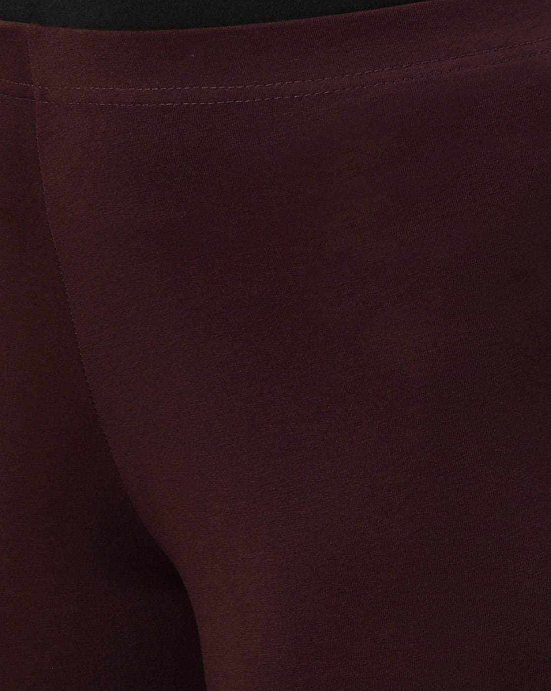 Wine Solid Leggings - Selling Fast at