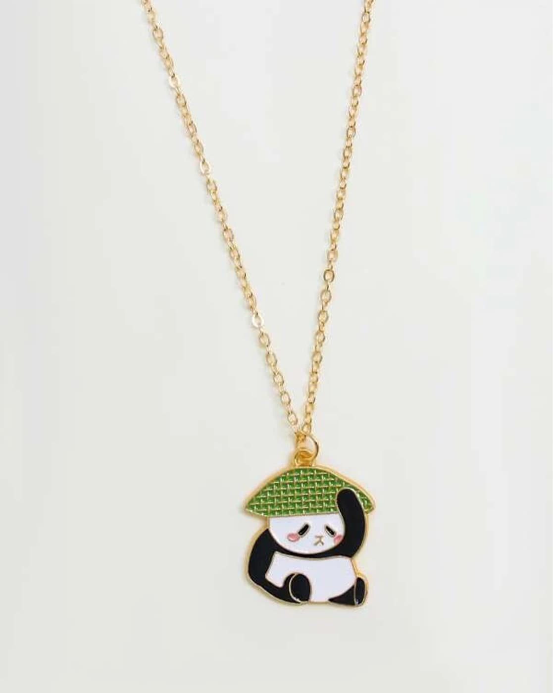 Amazon.com: CRYSTALOGY Women's Jewelry, Sterling Silver Yellow Swarovski  Crystal Panda Bear Animal Pendant Necklace, 18” Chain : Clothing, Shoes &  Jewelry