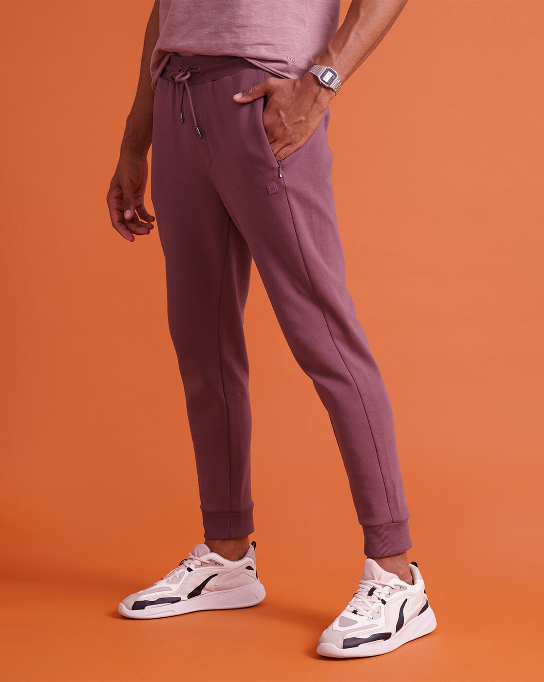Buy Maroon Track Pants for Men by DAMENSCH Online