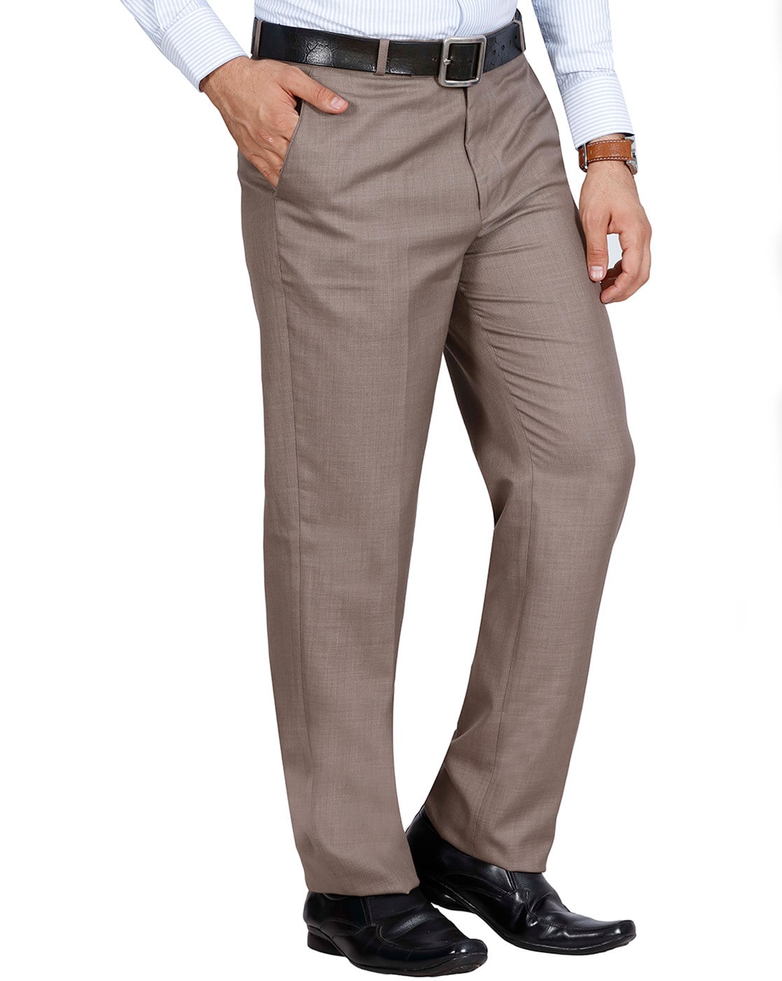 Buy Tibre Slim Fit Men Grey Trousers on Flipkart | PaisaWapas.com