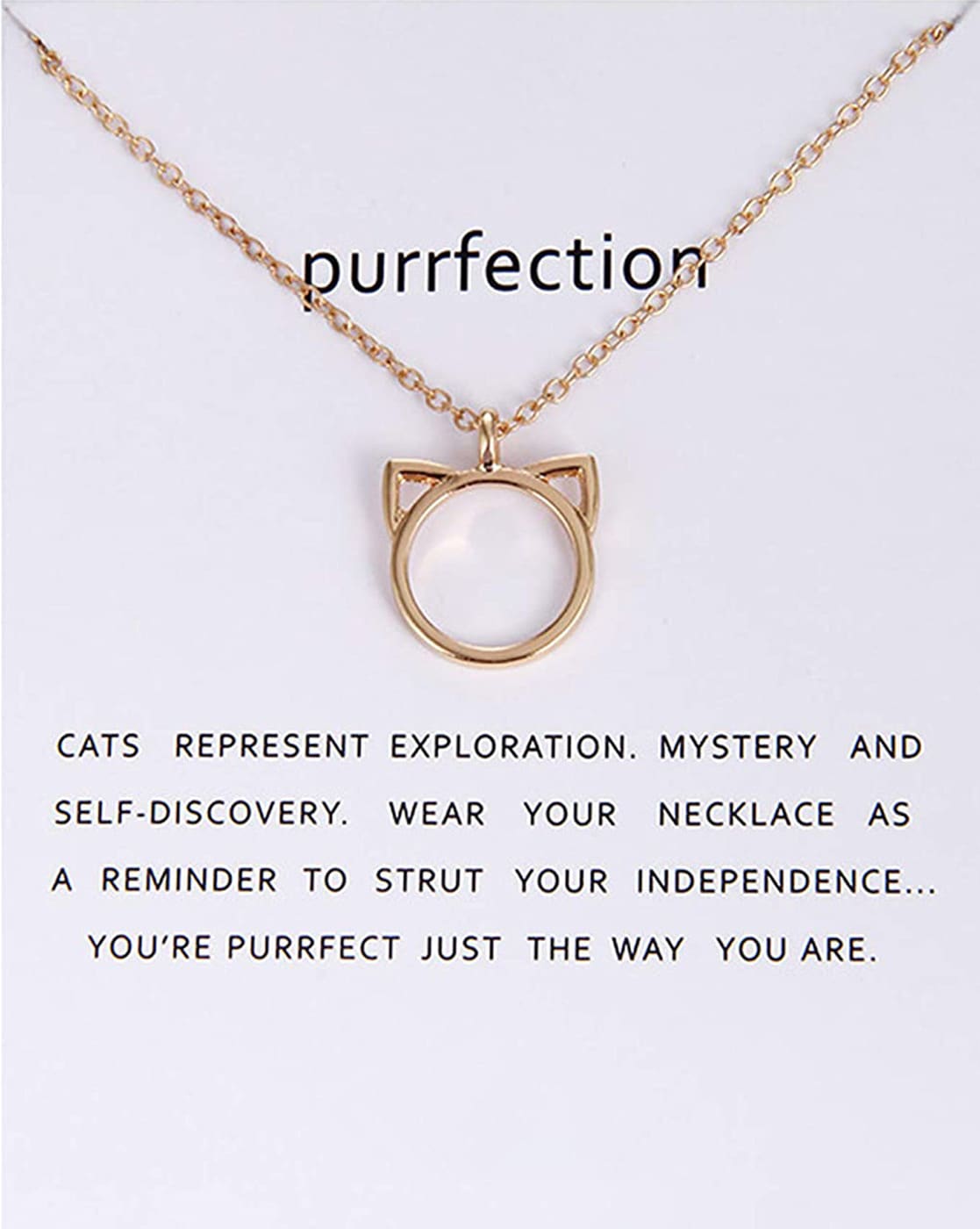 NEW 14k Gold Plated Cat Pendant Necklace – My Purrhouse
