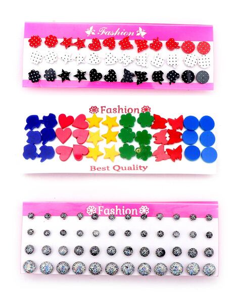 Amazon.com: Konsait 318pcs 159Pairs Stick on Earrings 3D Gems Glitter  Crystal Sticker Earrings Sticky Self-Adhesive Earrings for Little Girls  Toddlers Dress up Pretend Princess Play Jewelry Accessories for Kids : Toys  &