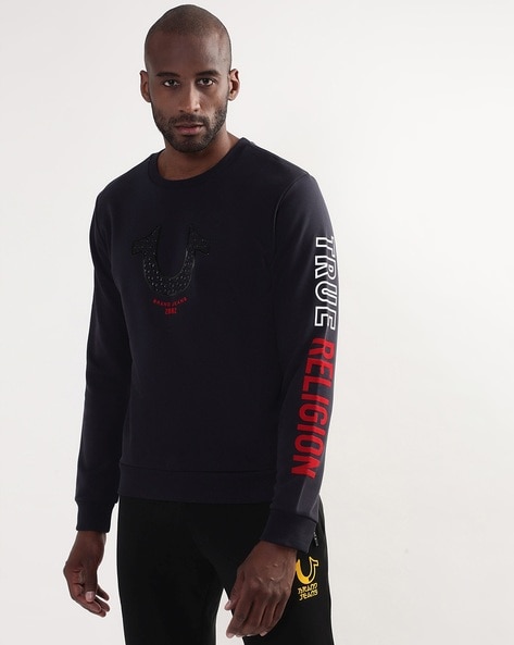 True religion crew neck on sale sweatshirt