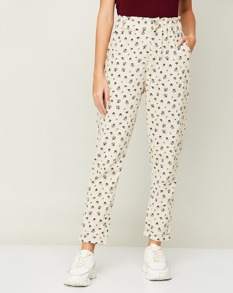 Graphic Print Relaxed Fit Pants