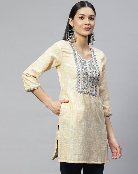 Full stitched designer cotton kurti (inclusive of all taxes