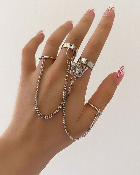 Finger ring online with chain