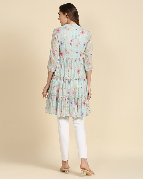 Embroidered Ladies Designer Dress, Machine wash, Casual Wear at Rs 2298 in  Surat