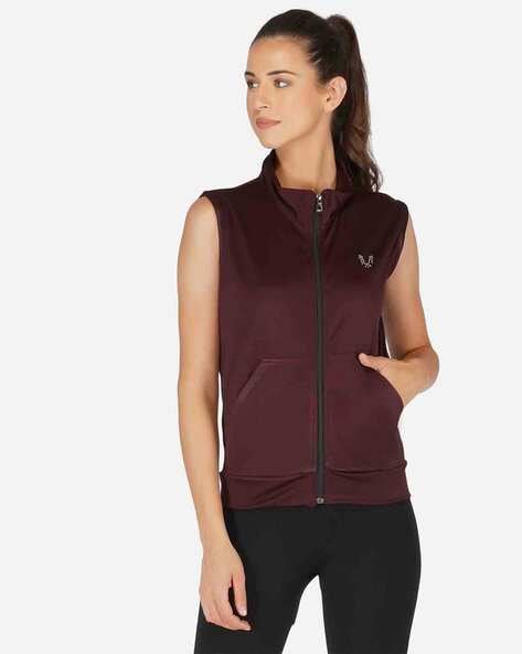 Woolen And Polyester Light Lavender Women Sleeveless Down Jacket at Rs  700/piece in Ludhiana