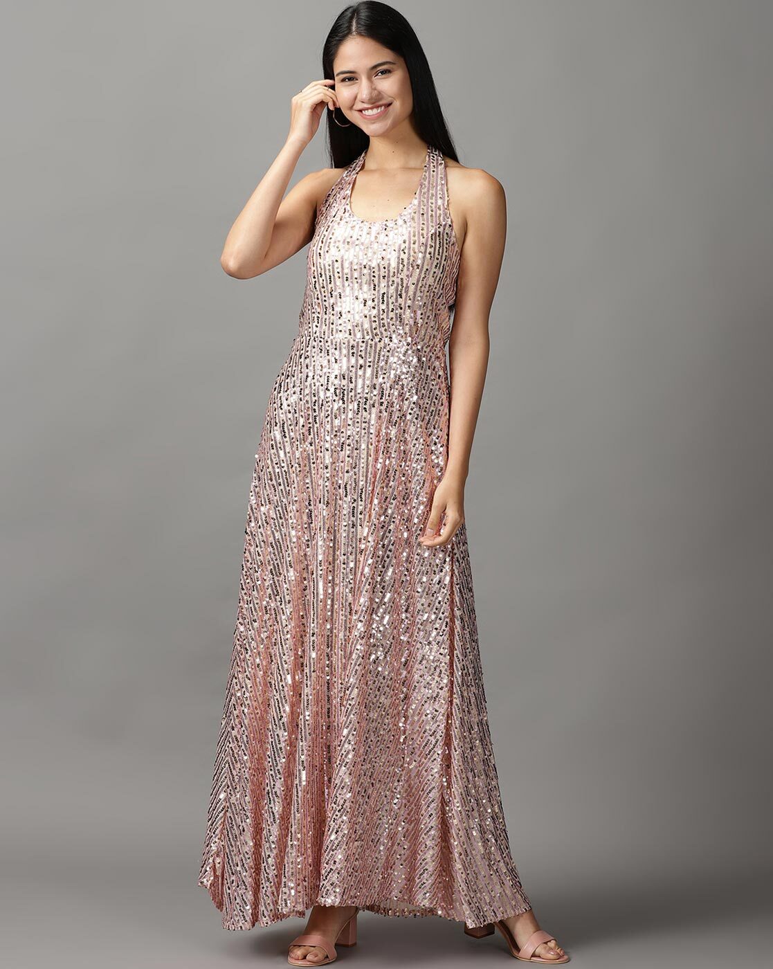 Buy Rose Gold Dresses for Women by SHOWOFF Online  Ajiocom