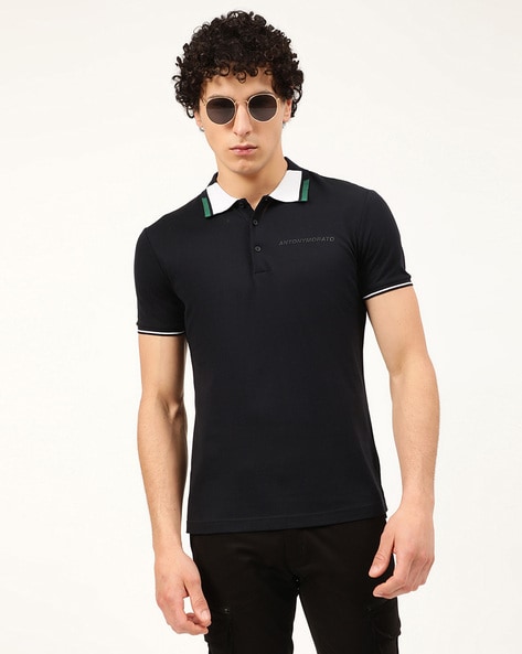 Buy Black Tshirts for Men by Antony Morato Online Ajio