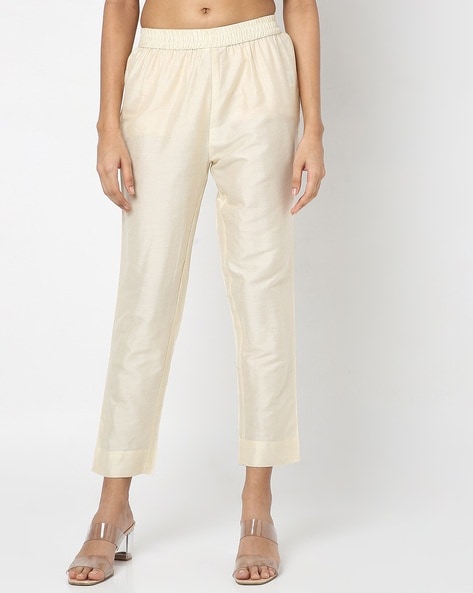 Buy Green Trousers & Pants for Women by SELVIA Online | Ajio.com