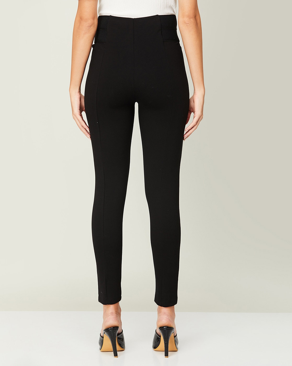 Ultra High Waisted Tailored Skinny Pants | boohoo