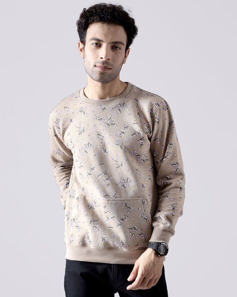 Buy Beige Sweatshirt Hoodies for Men by Mr Button Online Ajio