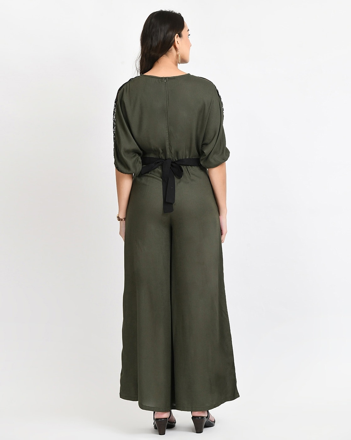 Olive green nike jumpsuit 2024 womens