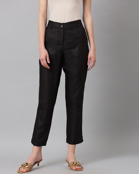 Buy Fabindia Beige Cotton Regular Trouser Online