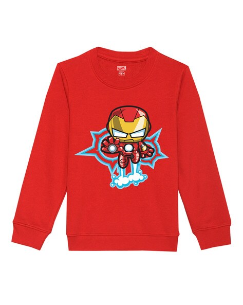 Boys iron hot sale man hoodie