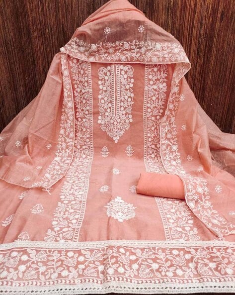 Embroidered shop dress materials