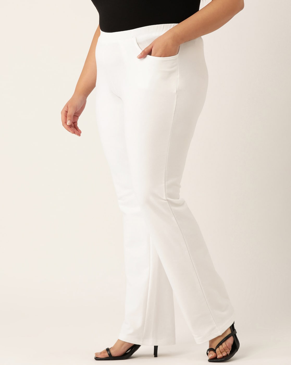 WHBM® Ines Slim Bootcut Comfort Stretch Pant | White House Black Market