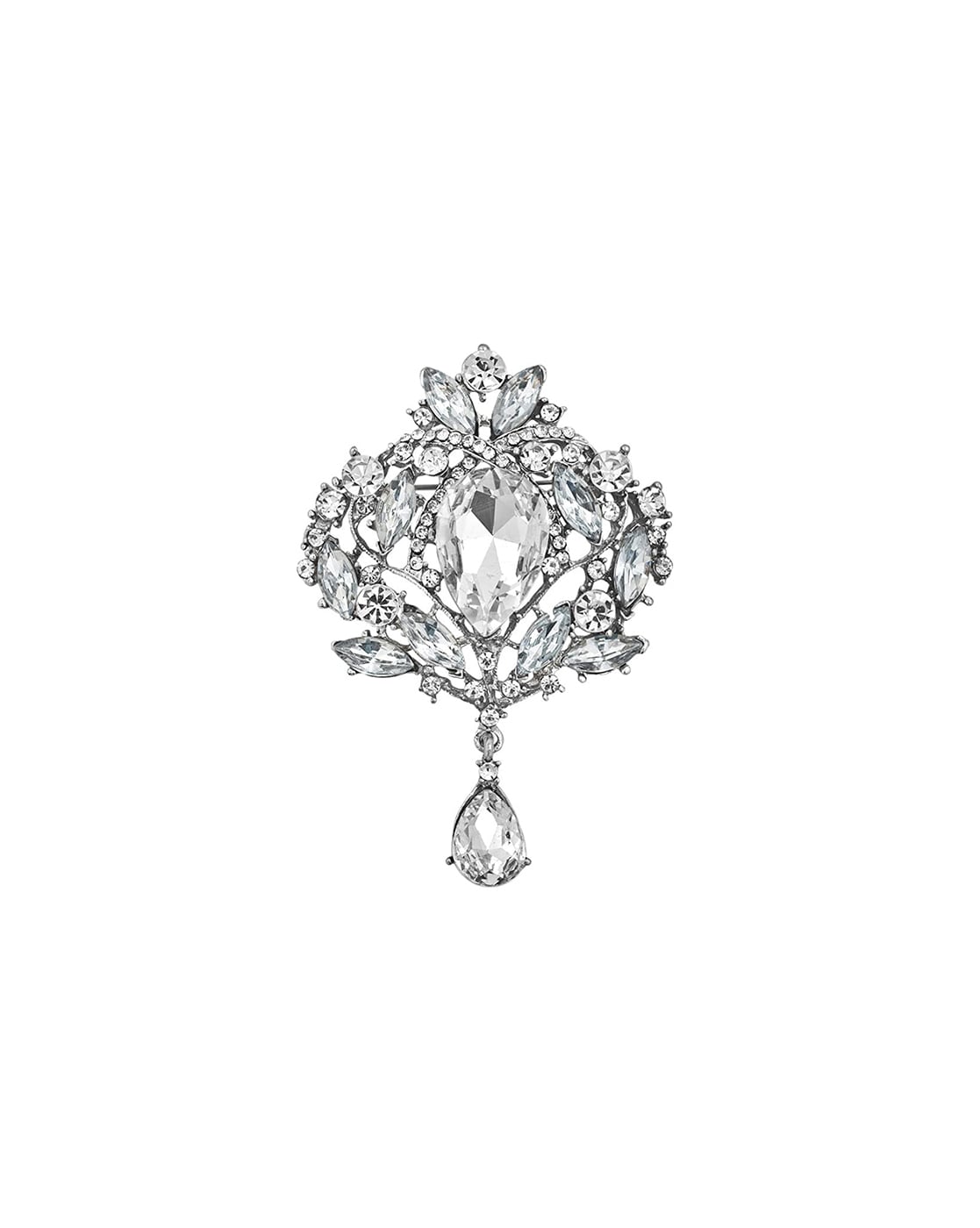 Buy Silver-Toned Brooches & Pins for Women by Yellow Chimes Online