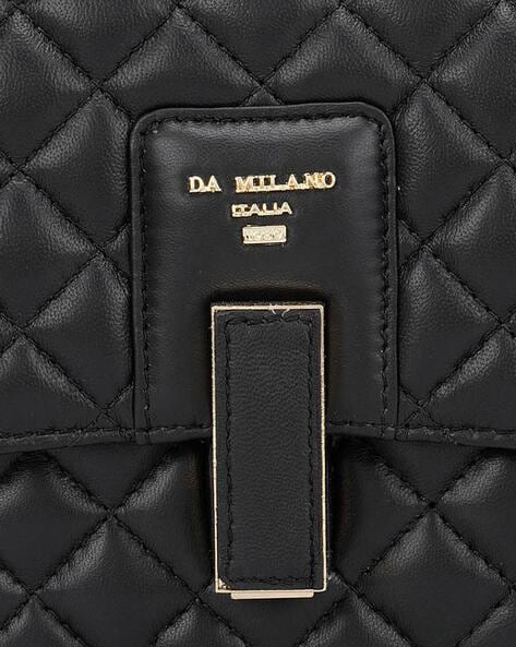 Da Milano Handbags : Buy Da Milano Black and White Leather