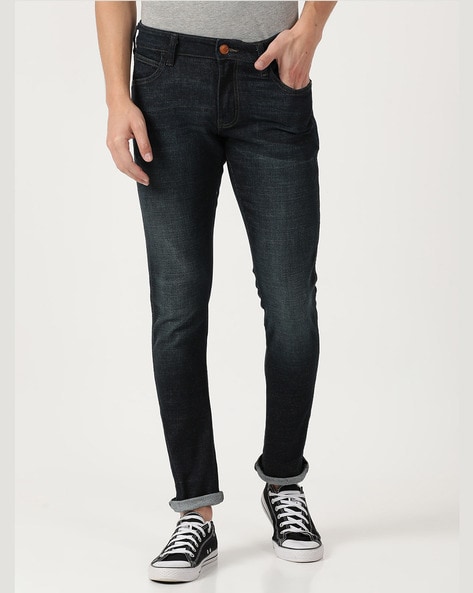 Wrangler Mid-Wash Skinny Fit Jeans