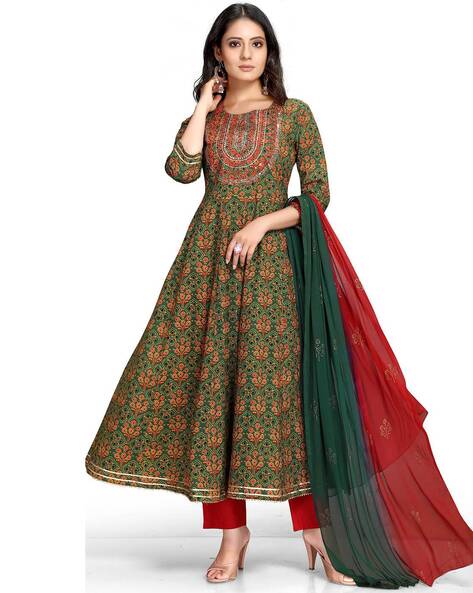 Ajio on sale anarkali suits