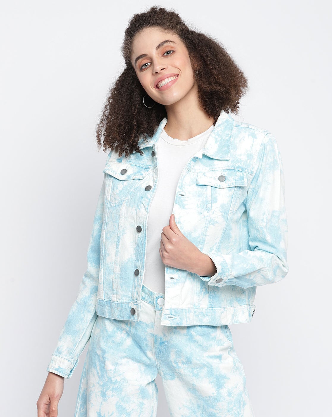 Tie Dye Denim Jacket