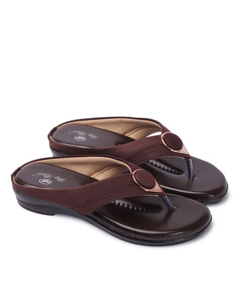 Buy Brown Flat Sandals for Women by BIG BIRD FOOTWEAR Online