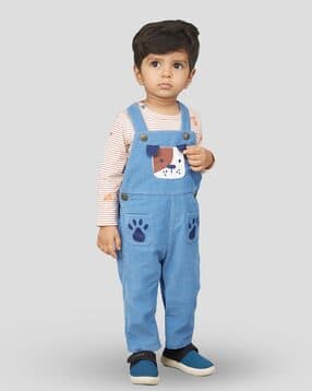 zalio Graphic Print Dungree & T-Shirt Set-picture-30