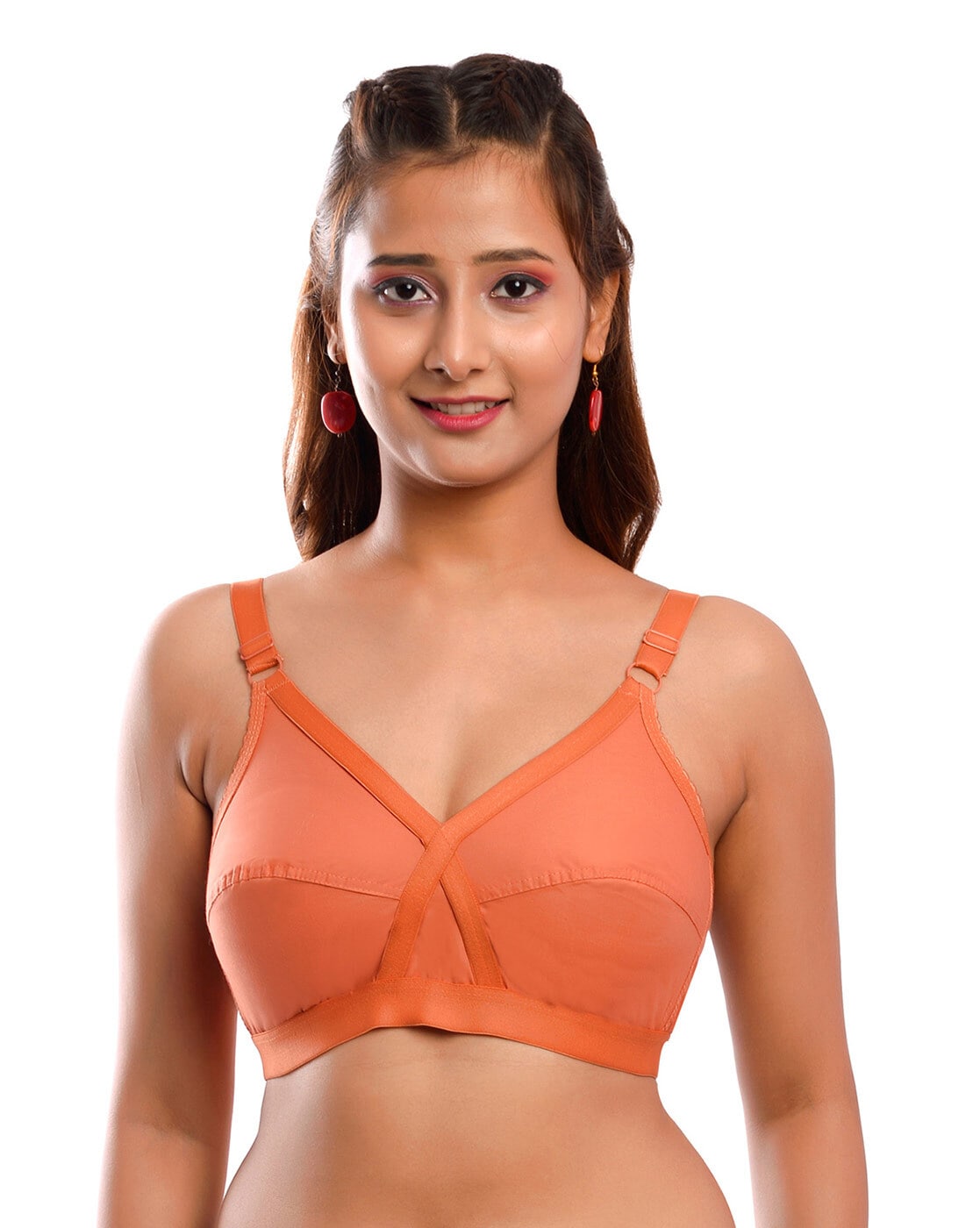 Buy Orange Bras for Women by ELINA Online