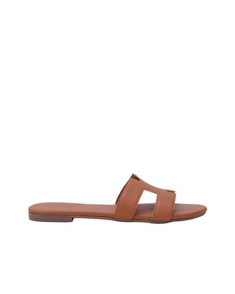 Tan toe post discount sandals