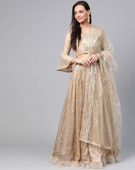 Champa Nikhat Lehenga Set – Torani India