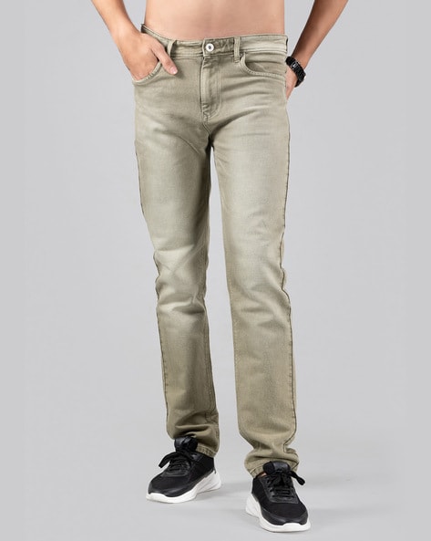 Buy Khaki Jeans for Men by GABON Online  Ajiocom